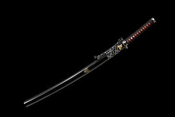 The Pikuburedo Handmade Katana Extra Sharp Double Bo-Hi Spring Steel